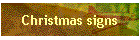 Christmas signs